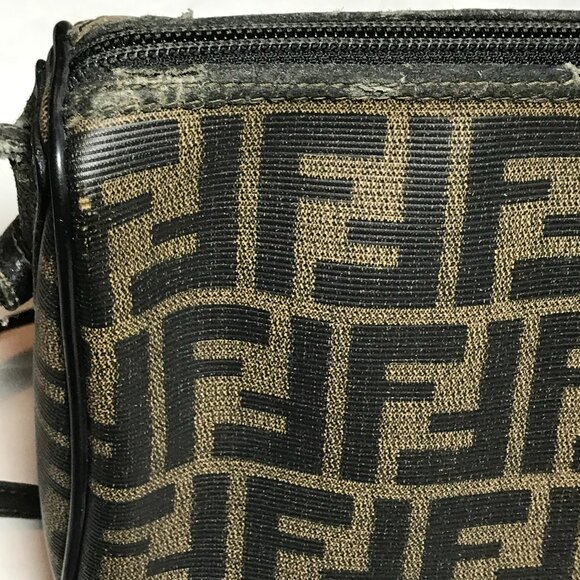 FENDI Vintage 1980's Zucca Crossbody / Shoulder Bag - Picture 7 of 16